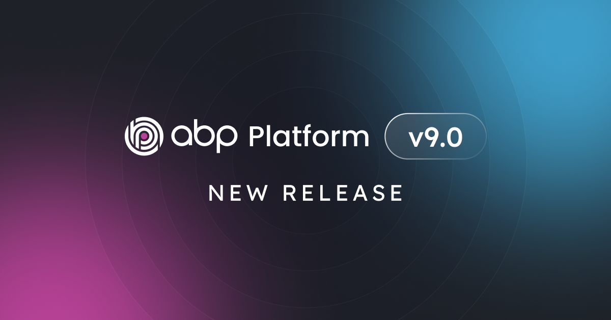 ABP.IO Platform 9.0 Has Been Released