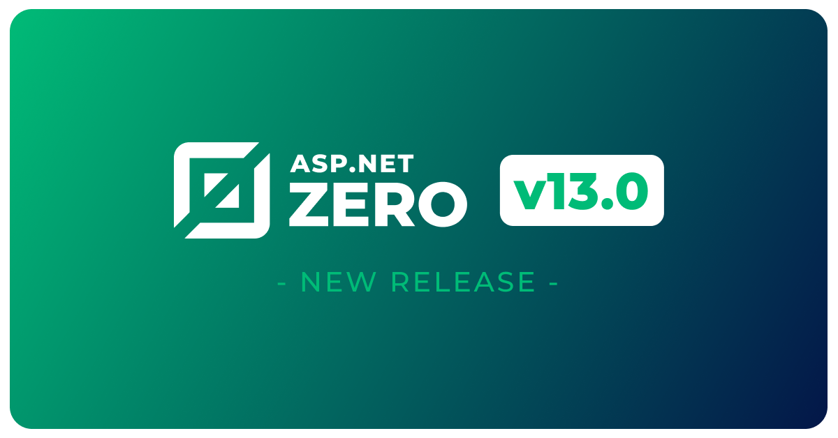 Introducing ASP.NET Zero v.13.0